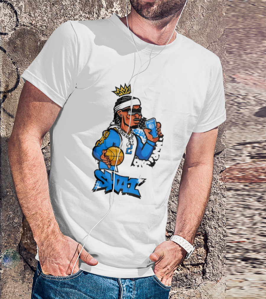Shai Gilgeous Alexander OKC Crown Basketball Graphic SGA T-Shirt