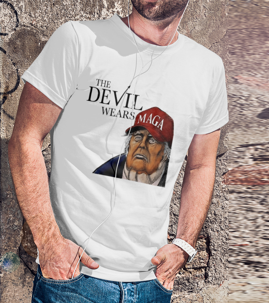 The Devil Wears MAGA Cap Trump T-Shirt