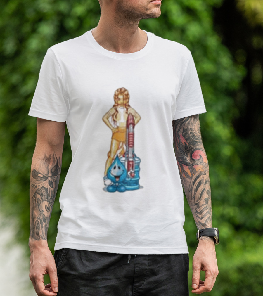 All I Need Skate Super Soaker Retro Water Gun Fun T-Shirt