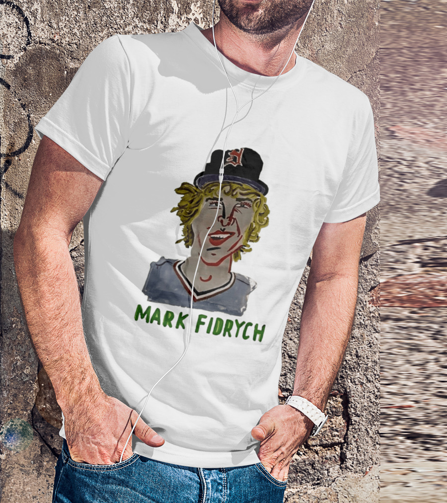 Mark Fidrych Detroit Tigers Vintage Baseball Legend T-Shirt
