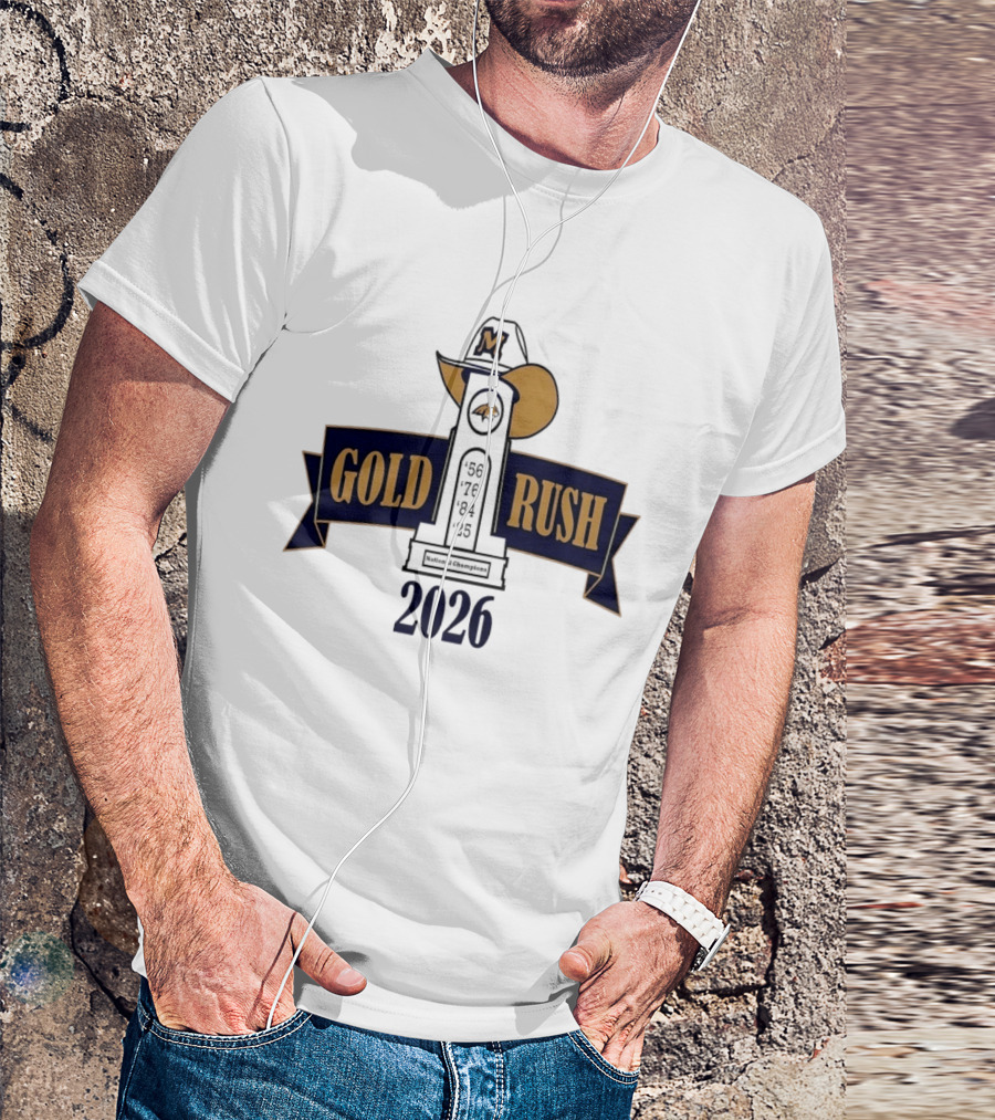 Montana State Bobcats Gold Rush 2026 Memorial Bell Cathedral T-Shirt