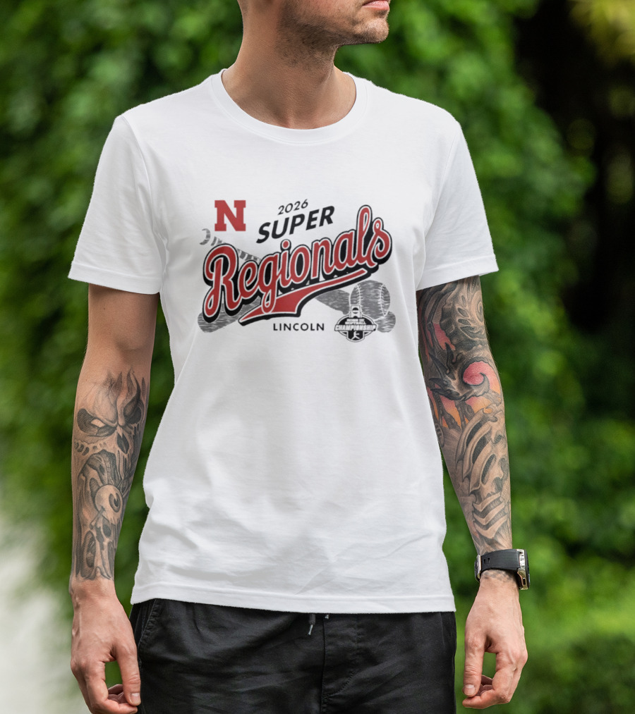 Nebraska Huskers 2026 Super Regionals Lincoln Championship T-Shirt