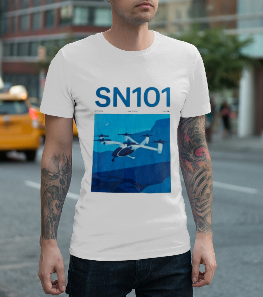 SN101 Joby Aviation First Flight Electric Air Taxi Innovation T-Shirt