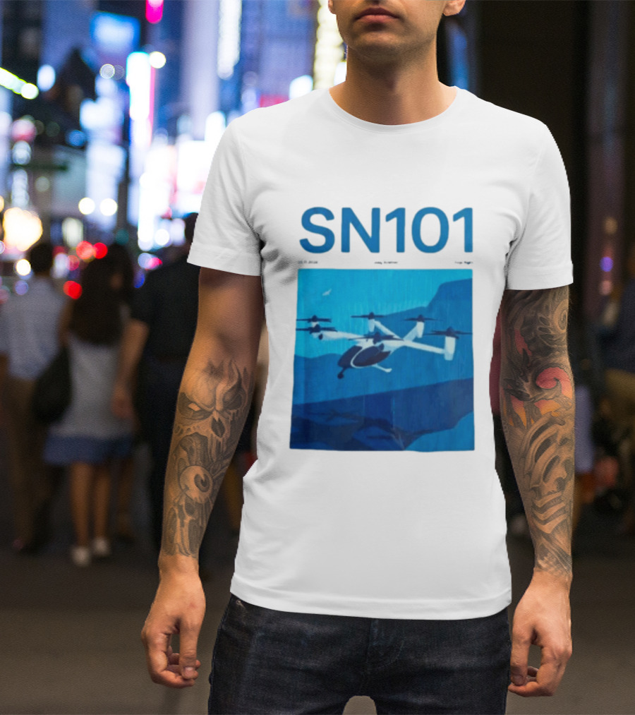 SN101 Joby Aviation First Flight Electric Air Taxi Innovation T-Shirt