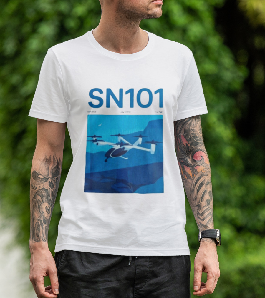 SN101 Joby Aviation First Flight Electric Air Taxi Innovation T-Shirt