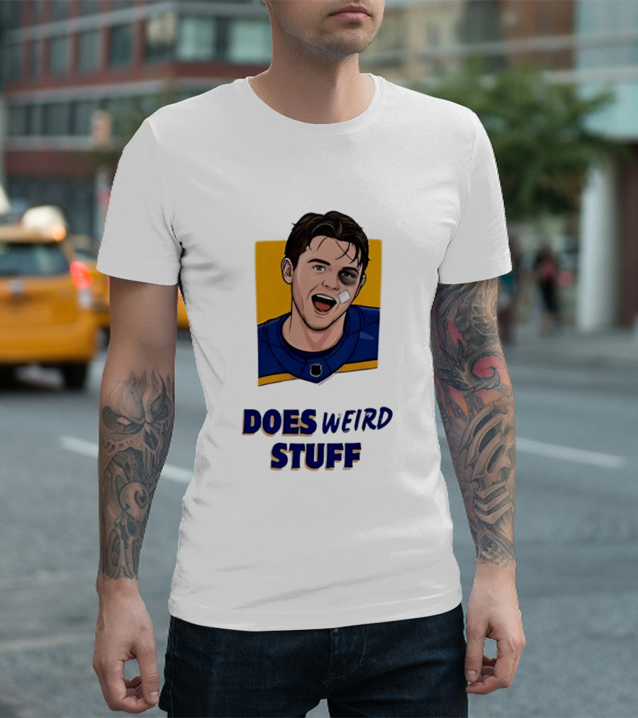 Buffalo Sabres Zach Benson Does Weird Stuff T-Shirt