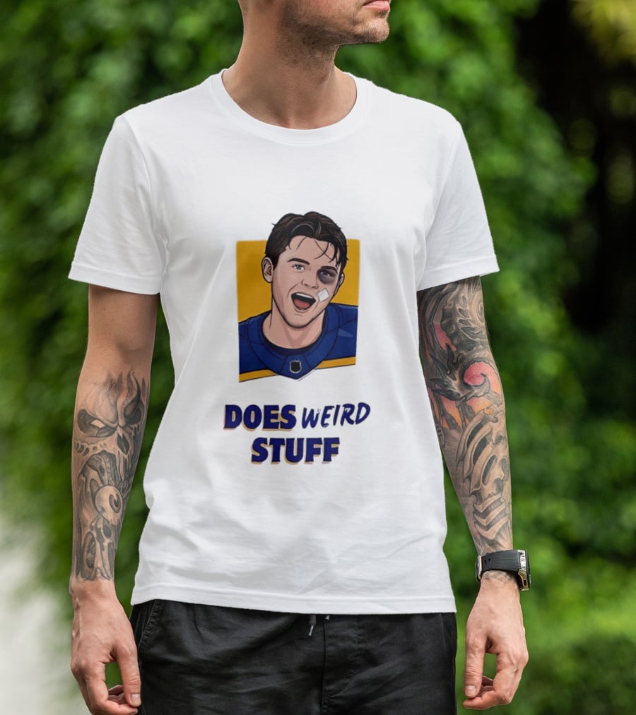 Buffalo Sabres Zach Benson Does Weird Stuff T-Shirt