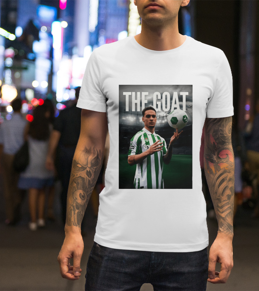 Antony Real Betis FC The Goat Soccer 2026 T-Shirt