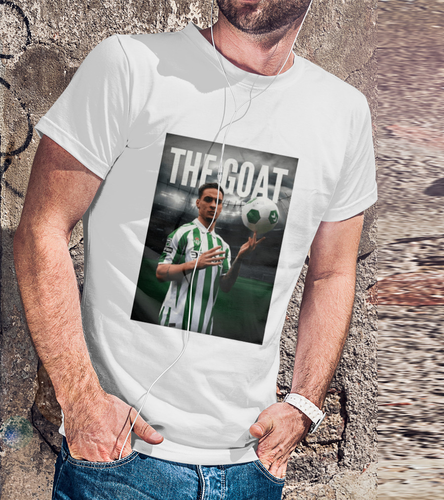 Antony Real Betis FC The Goat Soccer 2026 T-Shirt