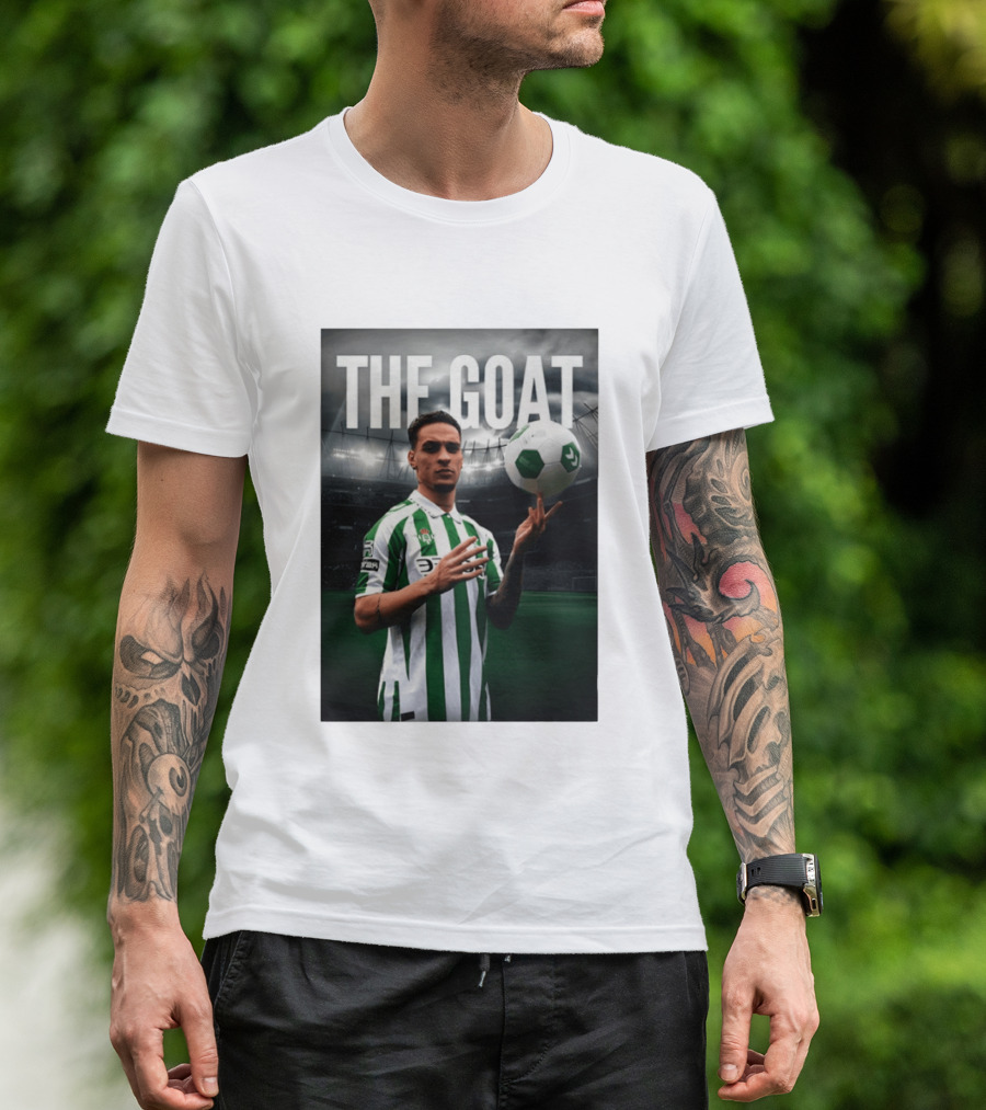 Antony Real Betis FC The Goat Soccer 2026 T-Shirt