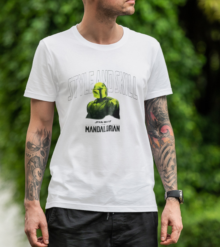 Star Wars The Mandalorian Style And Skill T-Shirt