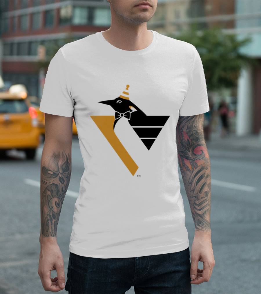 Pittsburgh Penguins Happy Birthday RoboPenguin NHL Party T-Shirt
