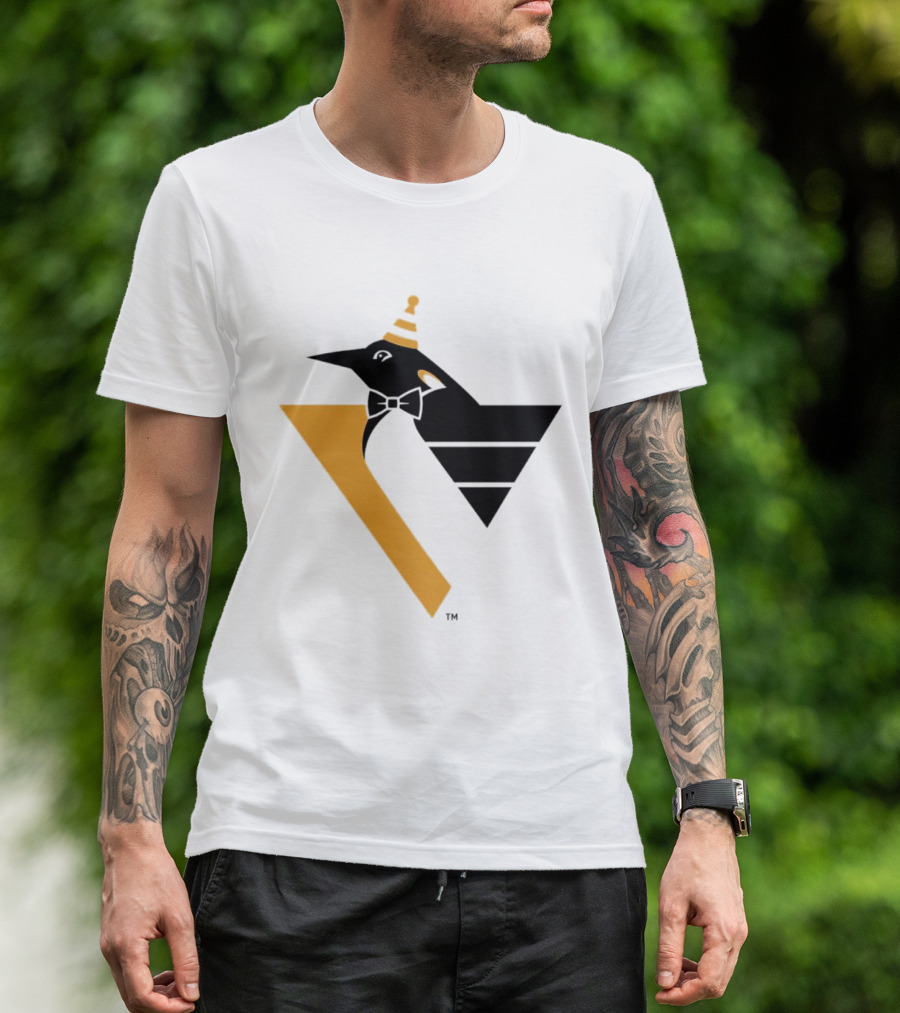 Pittsburgh Penguins Happy Birthday RoboPenguin NHL Party T-Shirt