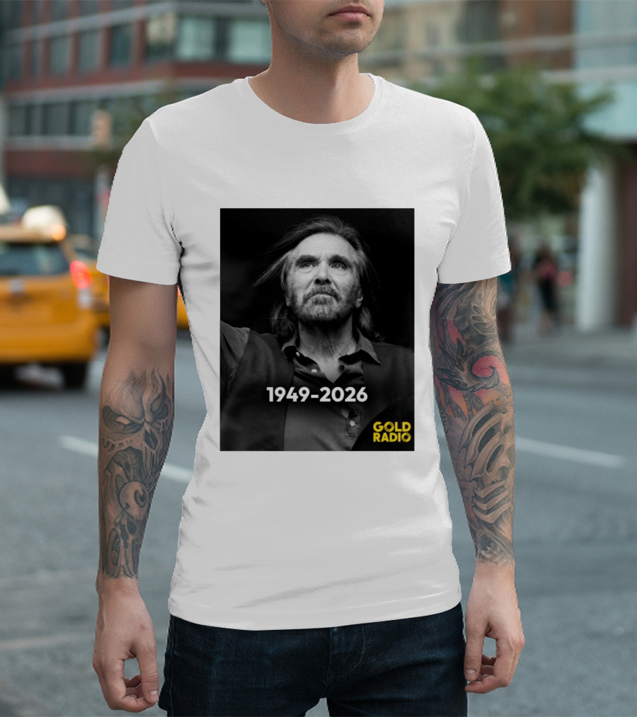 Dr Hook Singer Dennis Locorriere 1949 2026 Gold Radio T-Shirt