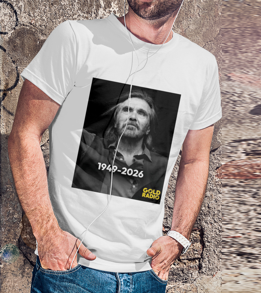 Dr Hook Singer Dennis Locorriere 1949 2026 Gold Radio T-Shirt
