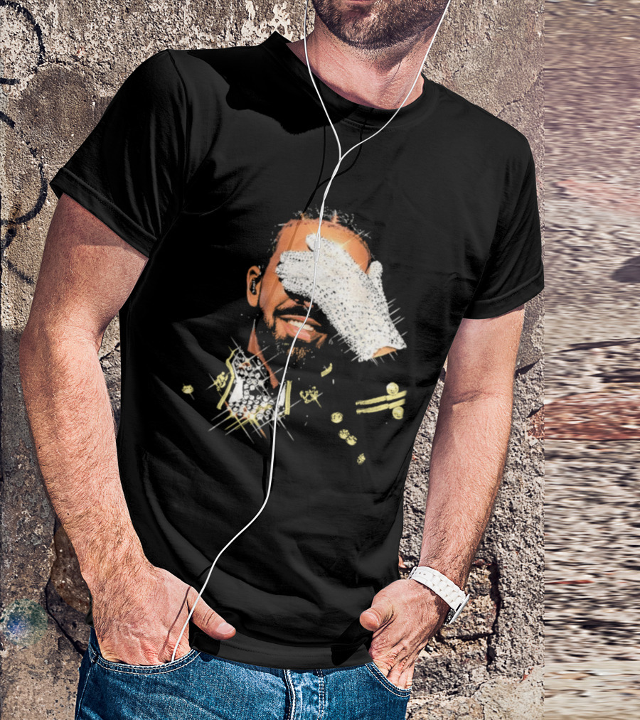 Drake Iceman Pay Tribute To Michael Jackson Glitter Glove Iconic Gesture T-Shirt