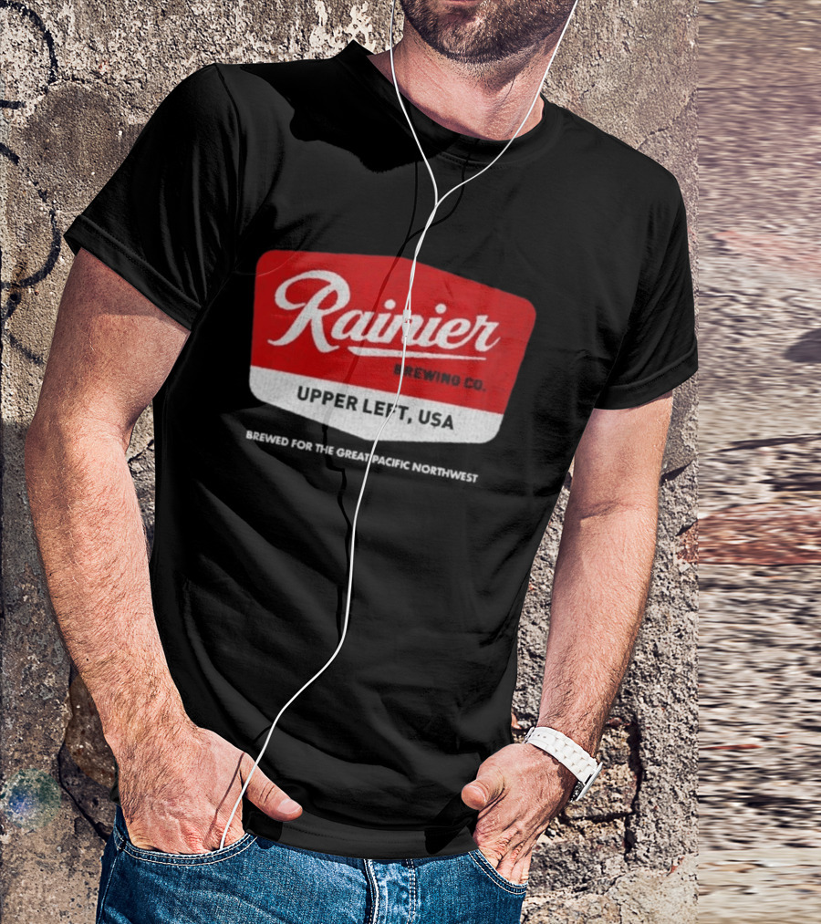 Rainier Brewing Co Upper Left USA Pacific Northwest T-Shirt