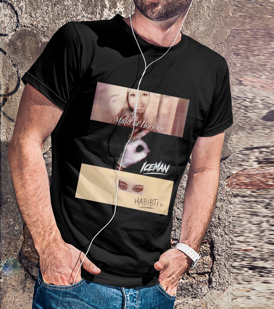 Maid Of Honour Iceman Habibti Mashup With Glove And Portraits T-Shirt