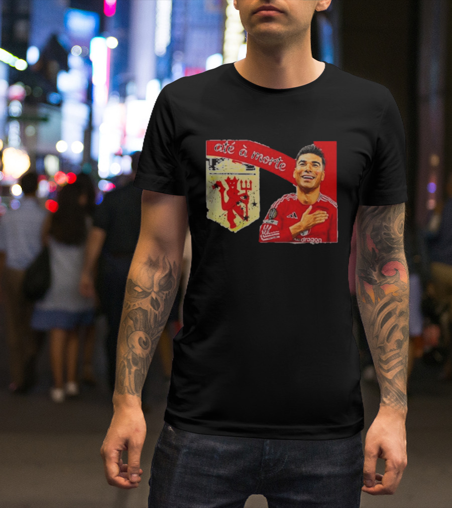 Manchester United Até à Morte Casemiro T-Shirt