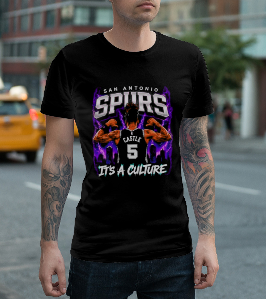 San Antonio Spurs Castle 5 It's A Culture T-Shirt