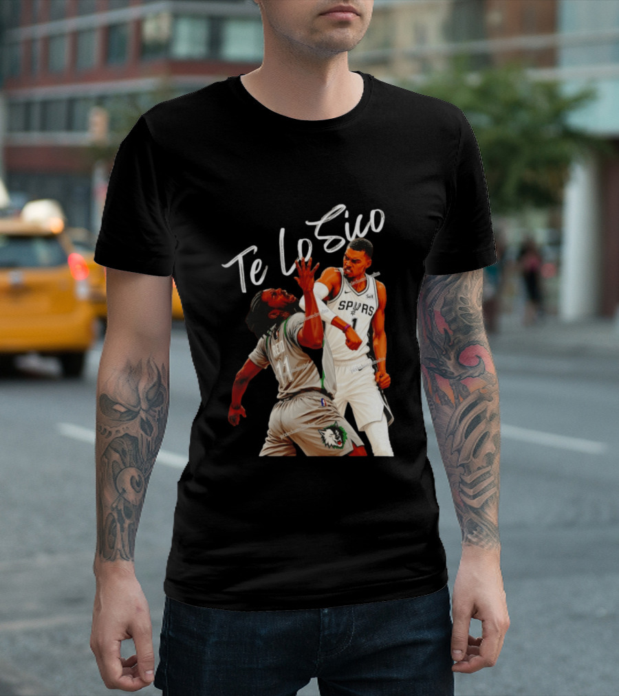 San Antonio Spurs Basketball Te Lo Sico Wemby Elbow Reid T-Shirt