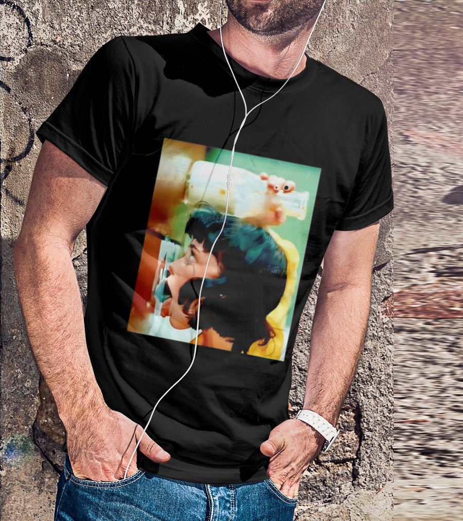 The Girl With Banging Head Licking Milk Scene T-Shirt