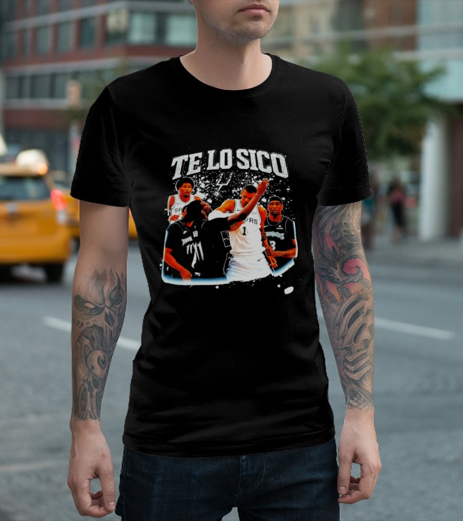 San Antonio Spurs Te Lo Sico Basketball Victor Wembanyama Naz Reid T-Shirt