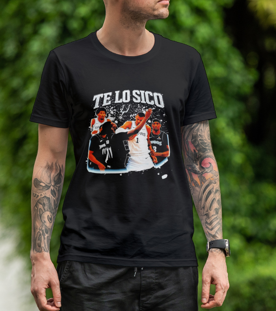 San Antonio Spurs Te Lo Sico Basketball Victor Wembanyama Naz Reid T-Shirt
