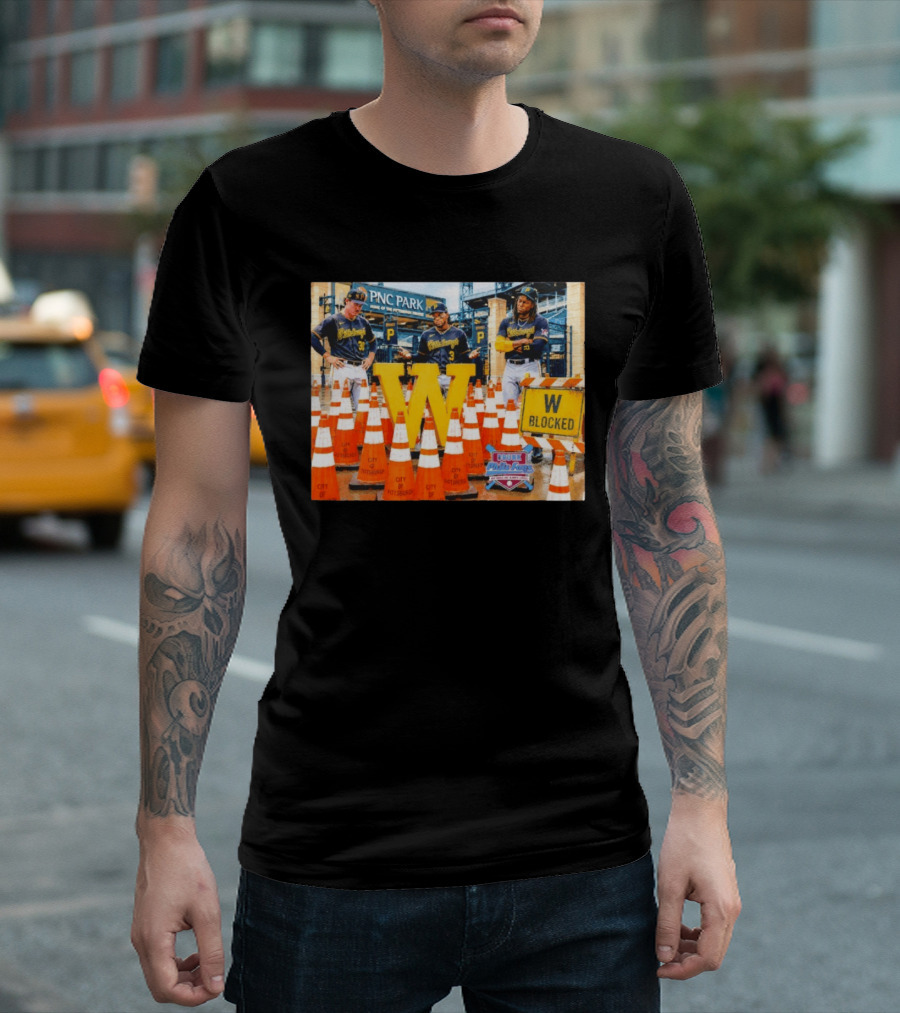 Skenes Jones Keller Pittsburgh Pirates PNC Park W Blocked T-Shirt