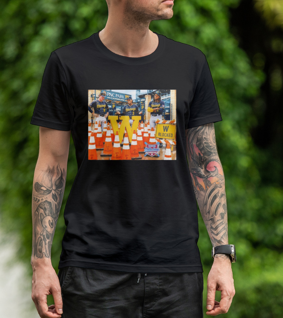 Skenes Jones Keller Pittsburgh Pirates PNC Park W Blocked T-Shirt