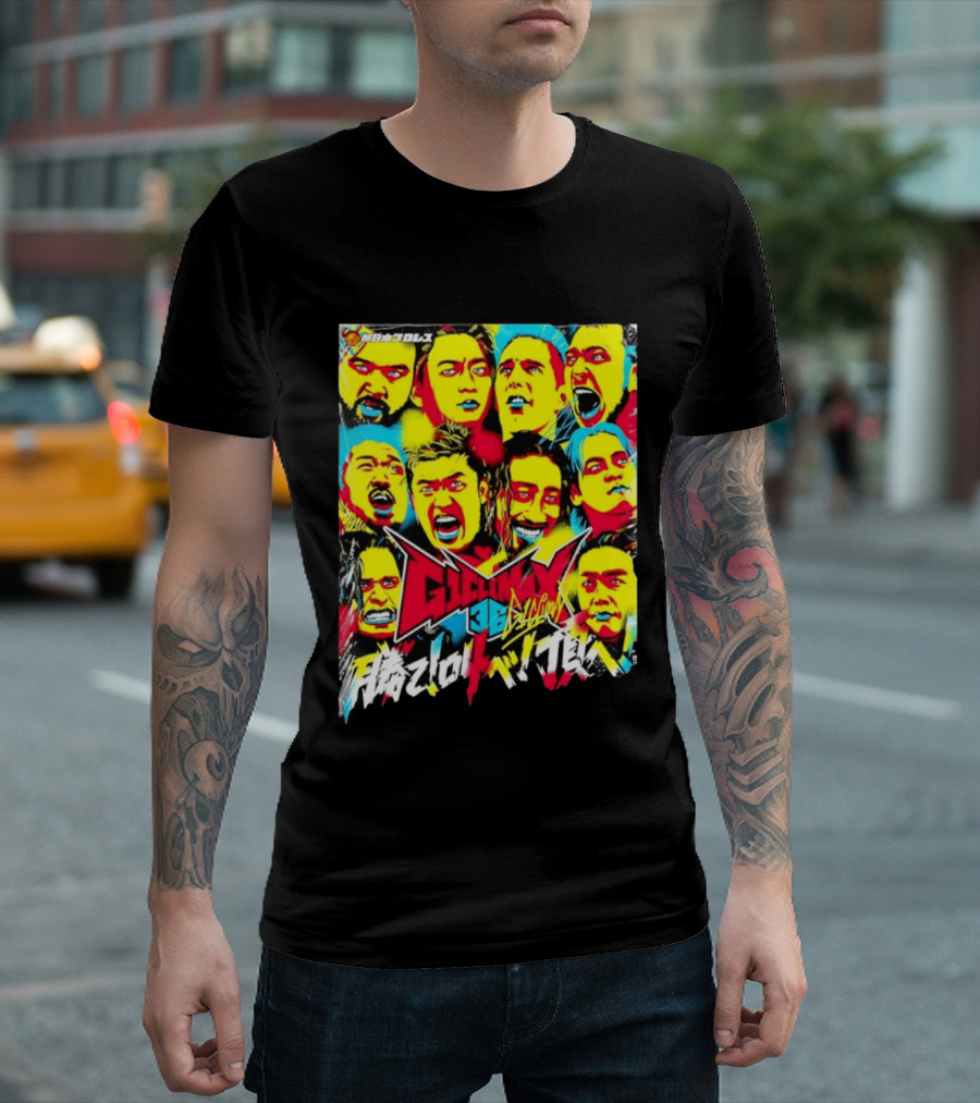 NJPW G1 Climax 36 Multicolor Wrestlers T-Shirt