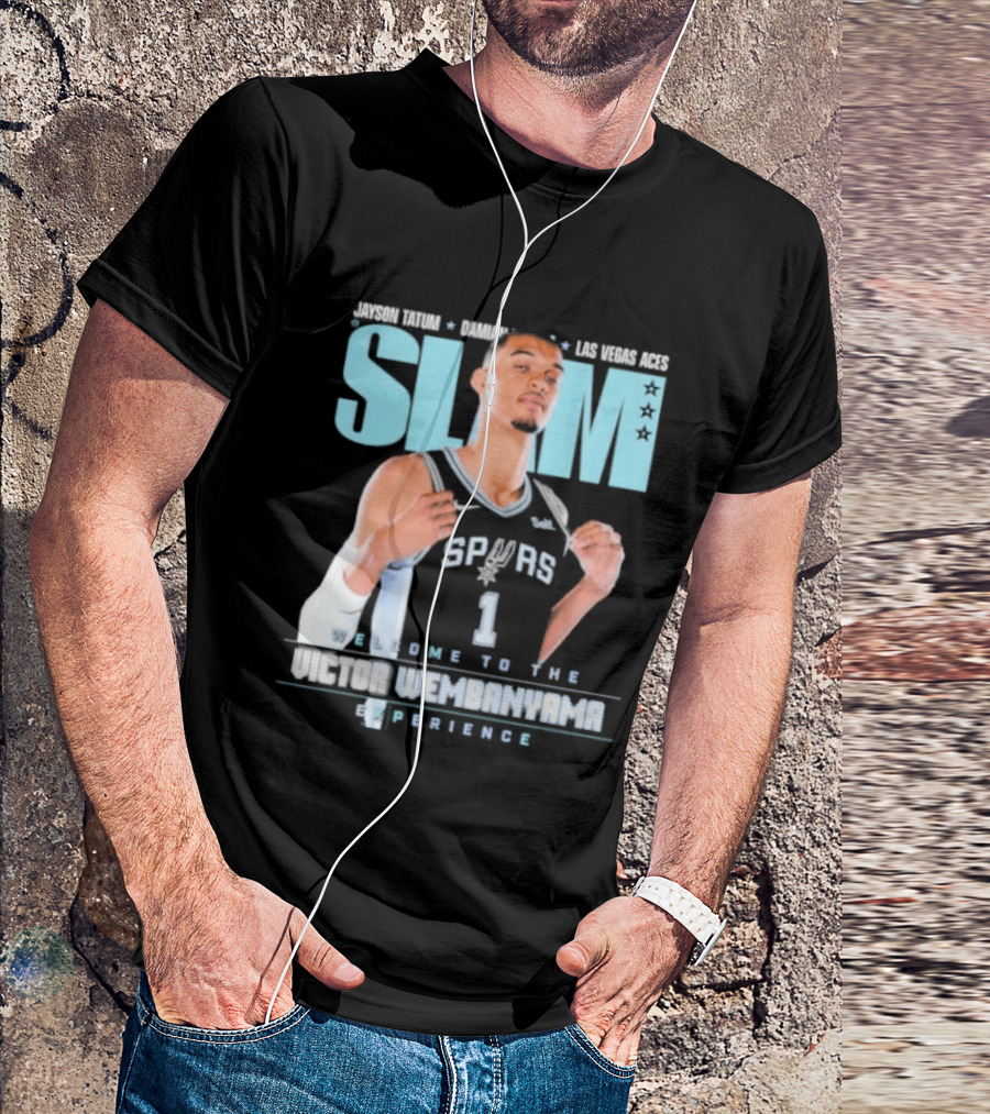 SLAM Victor Wembanyama Spurs Experience Welcome T-Shirt