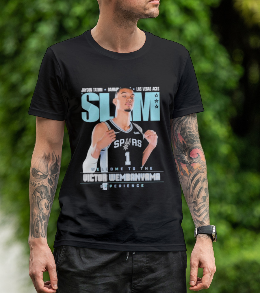 SLAM Victor Wembanyama Spurs Experience Welcome T-Shirt