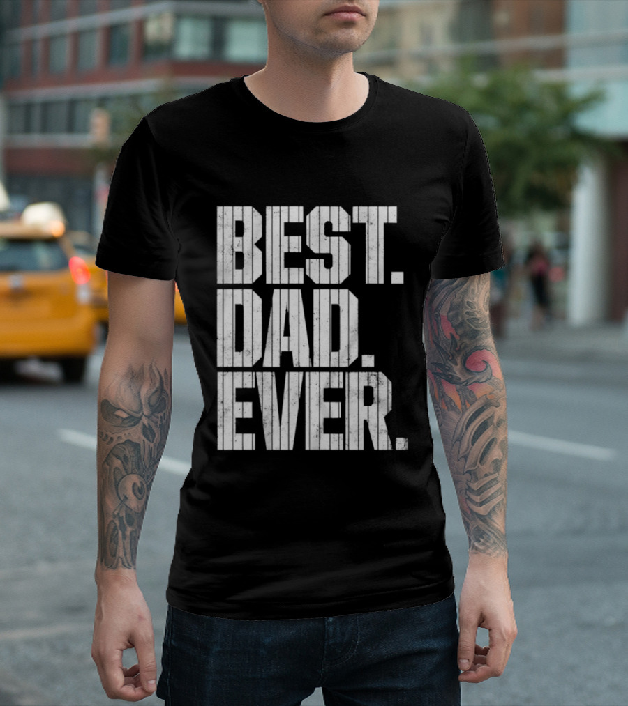 Best Dad Ever New York Yankees Baseball Game T-Shirt