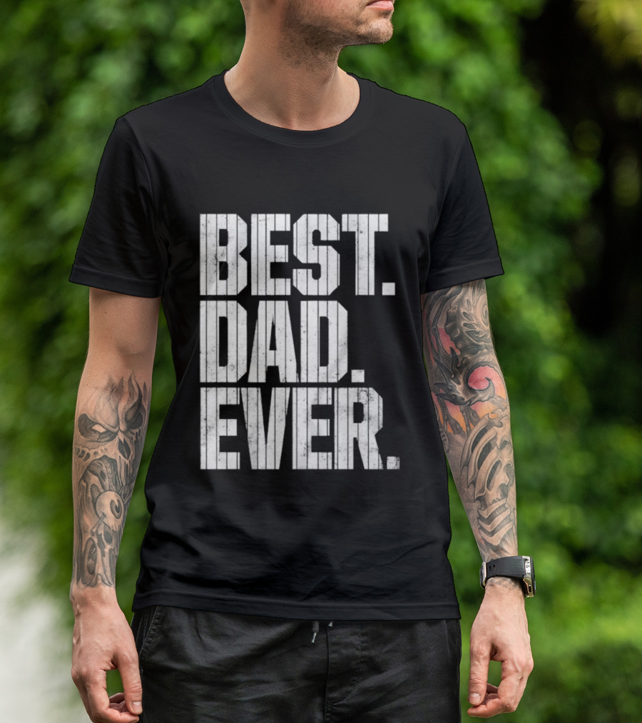 Best Dad Ever New York Yankees Baseball Game T-Shirt