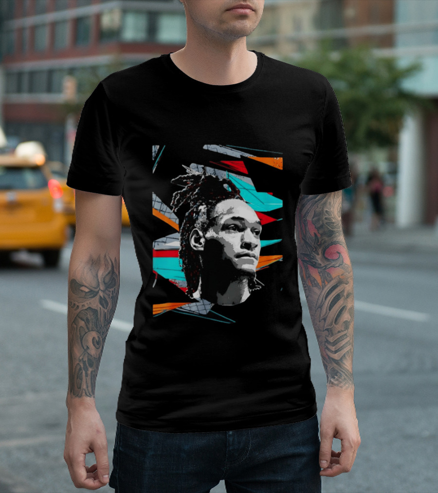 Devin Vassell San Antonio Spurs NBA Big Face Player T-Shirt