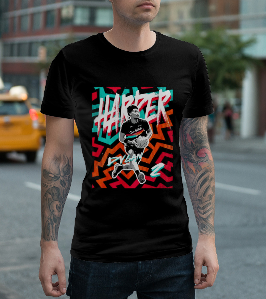 Dylan Harper San Antonio Spurs 2 NBA Fiesta T-Shirt