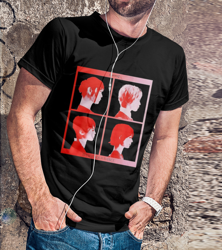 Exwhyz Dance Your Dance Four Profiles Red Frame T-Shirt