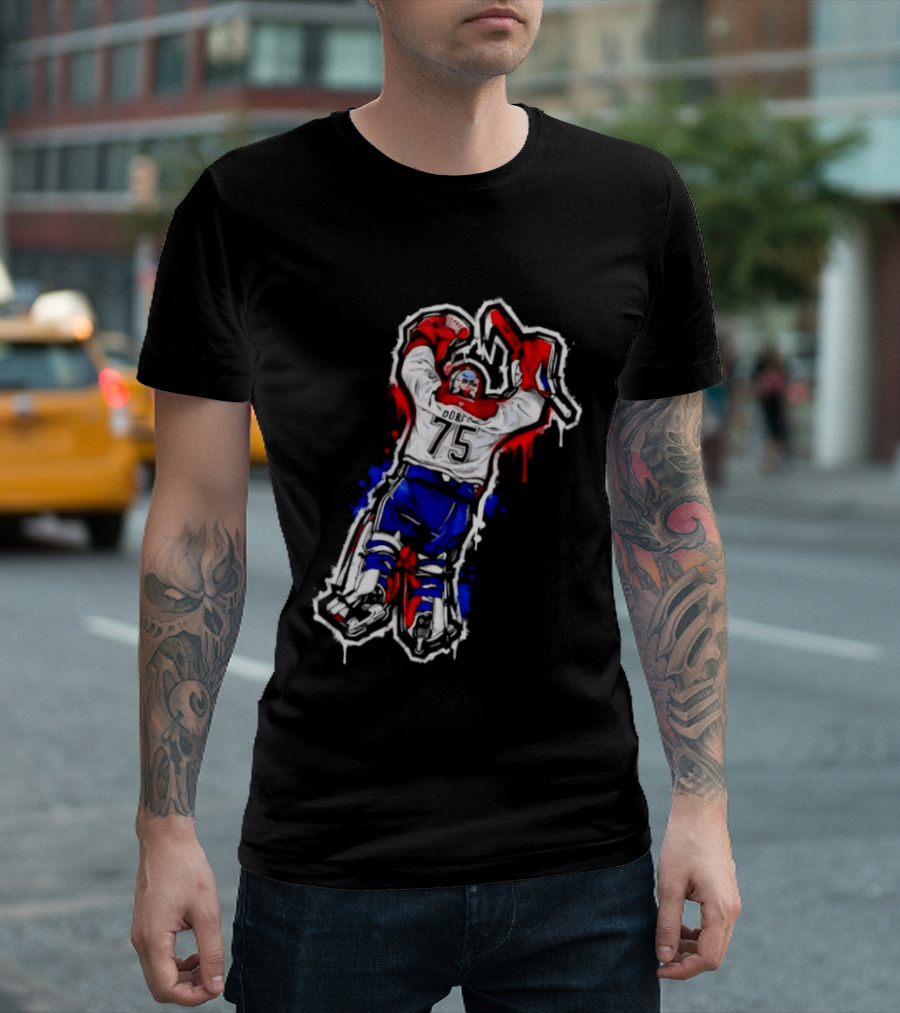 Laval Rocket Jakub Dobes Goalie 75 Hockey T-Shirt