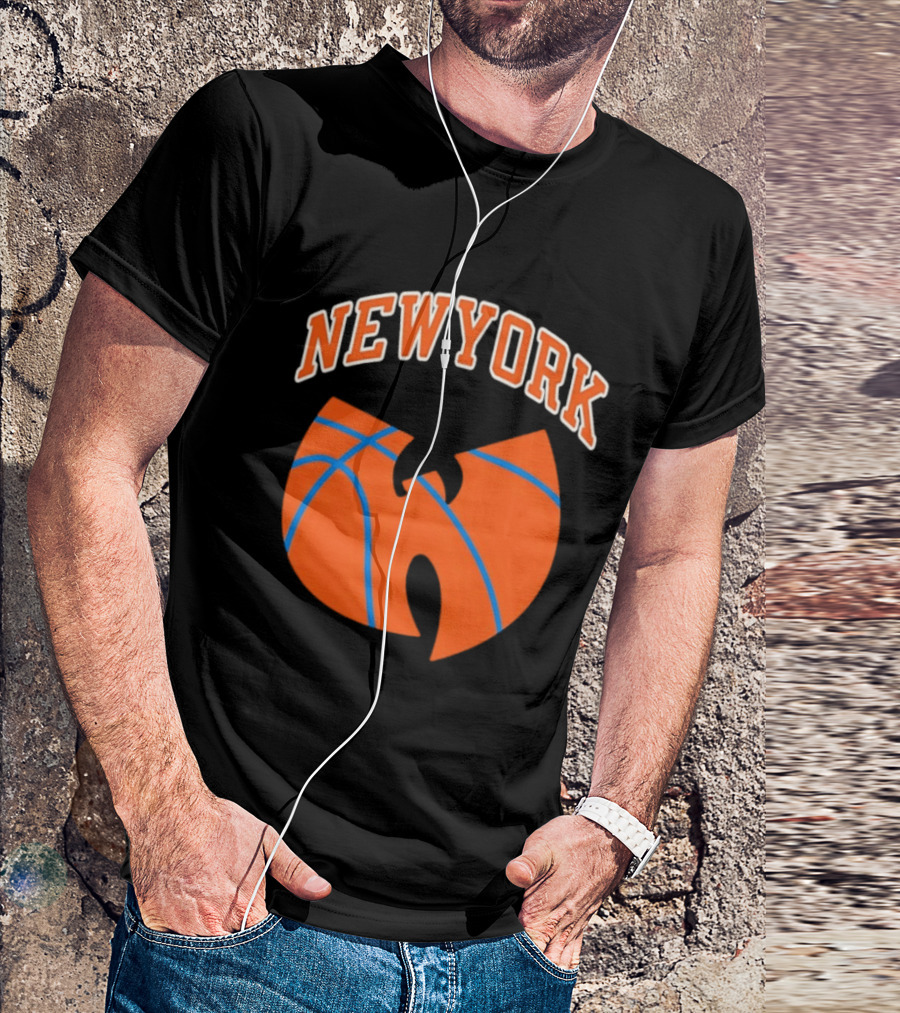 New York Basketball Wu Tang Clan Iconic Sports Fusion T-Shirt
