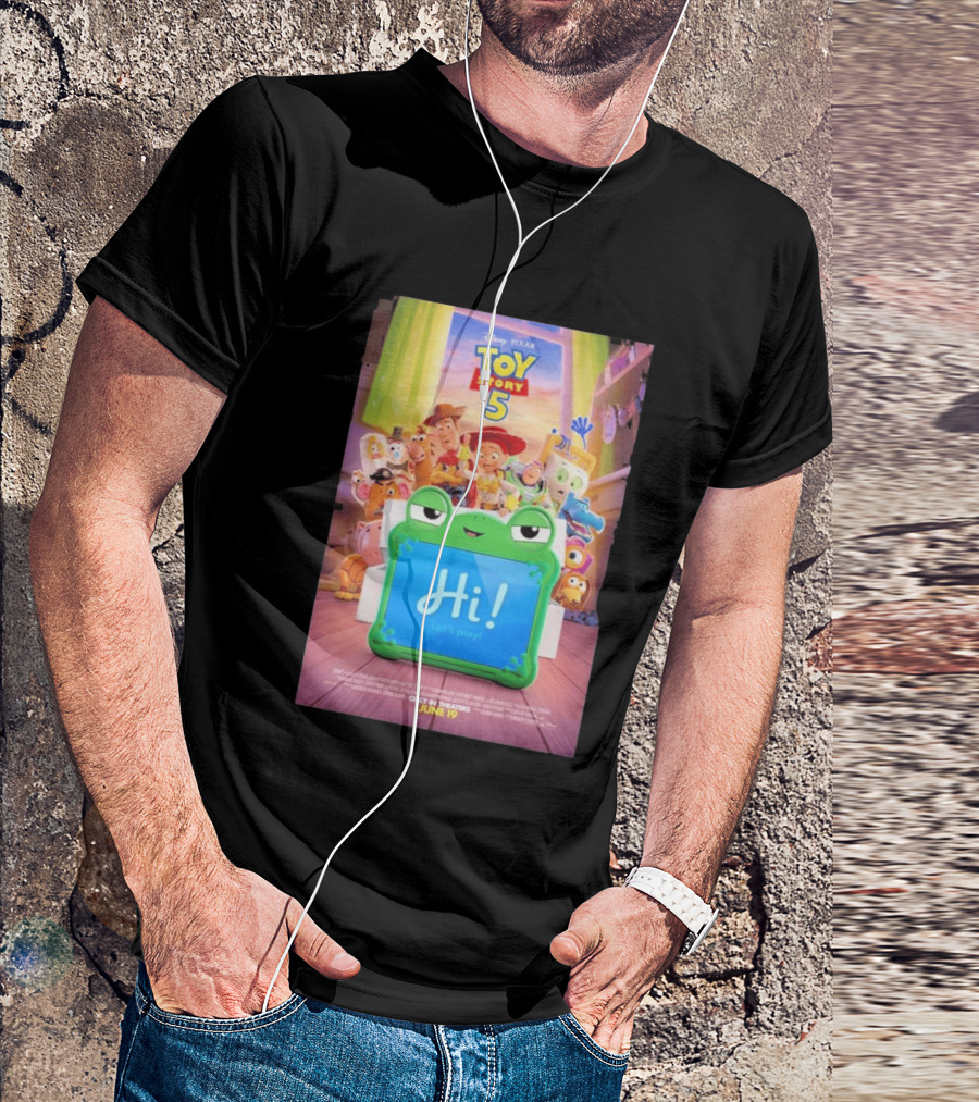 Disney Pixar Toy Story 5 Hi! Let's Play In Theaters June 19 Playtime Has A New Look T-Shirt