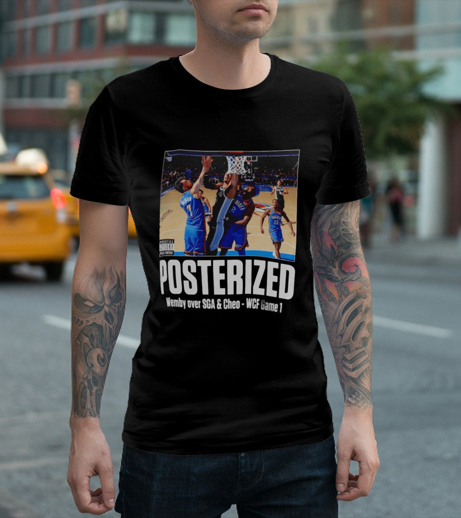 Ized Victor Wembanyama Chet Holmgren Shai Gilgeous Alexander NBA Game 1 2026 T-Shirt