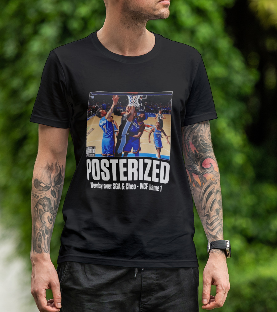 Ized Victor Wembanyama Chet Holmgren Shai Gilgeous Alexander NBA Game 1 2026 T-Shirt