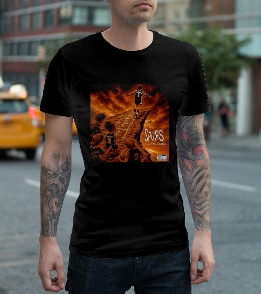 Victor Wembanyama Spurs Follow The Leader San Antonio NBA T-Shirt