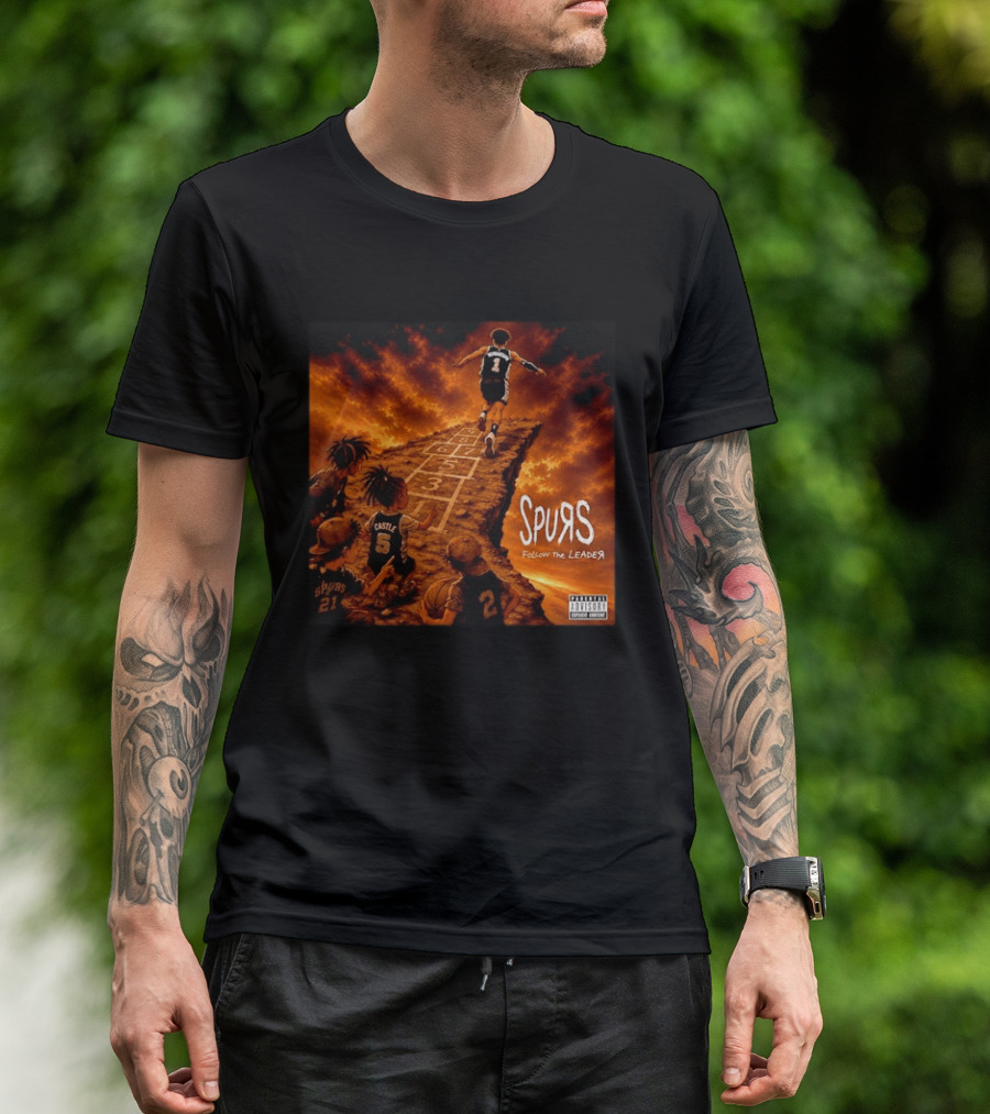 Victor Wembanyama Spurs Follow The Leader San Antonio NBA T-Shirt