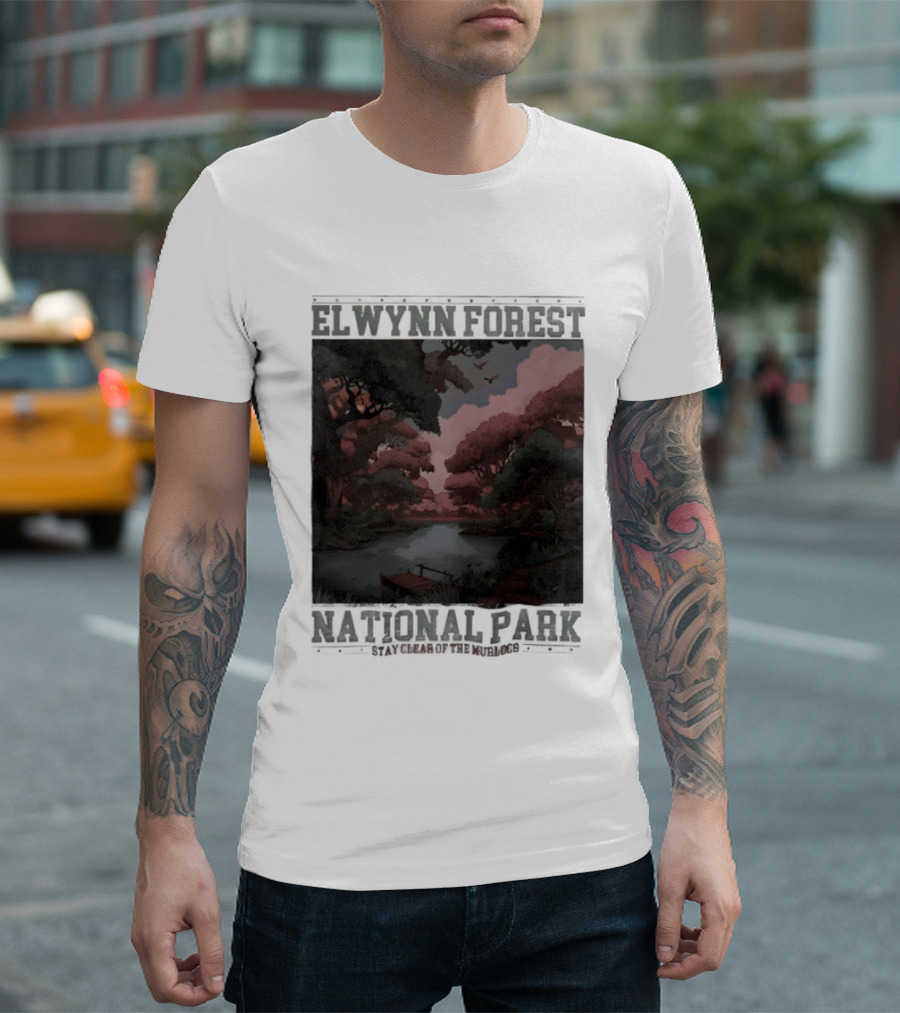 Elwynn Forest National Park Stay Clear Of The Murlocs Scenic Adventure T-Shirt
