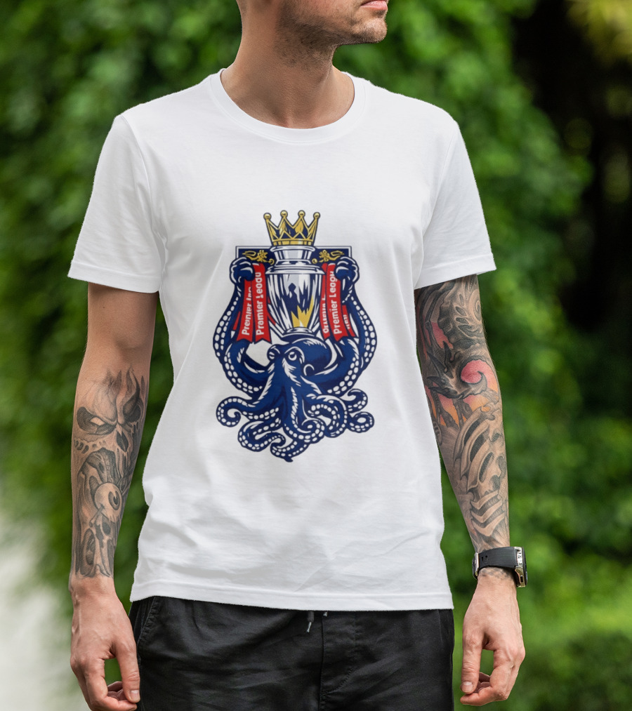 Octopus Holding Premier League Trophy Arsenal 2026 T-Shirt