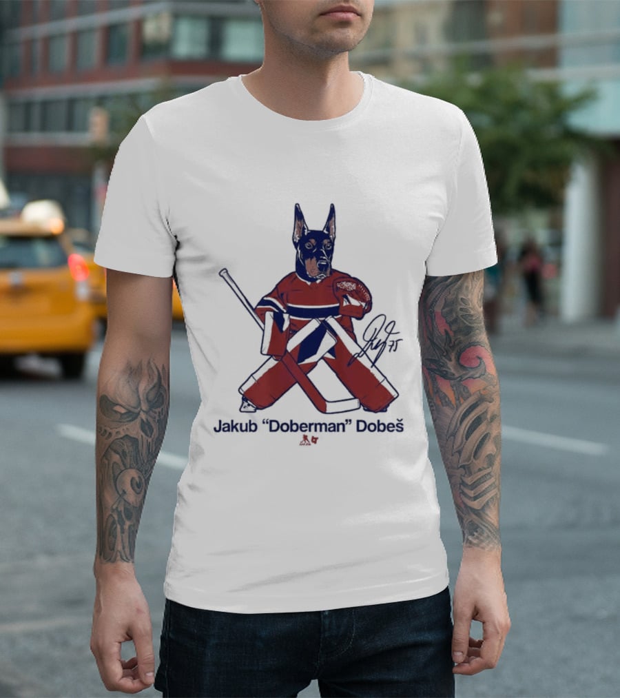 Jakub Doberman Dobeš Hockey Martial Arts Fusion T-Shirt