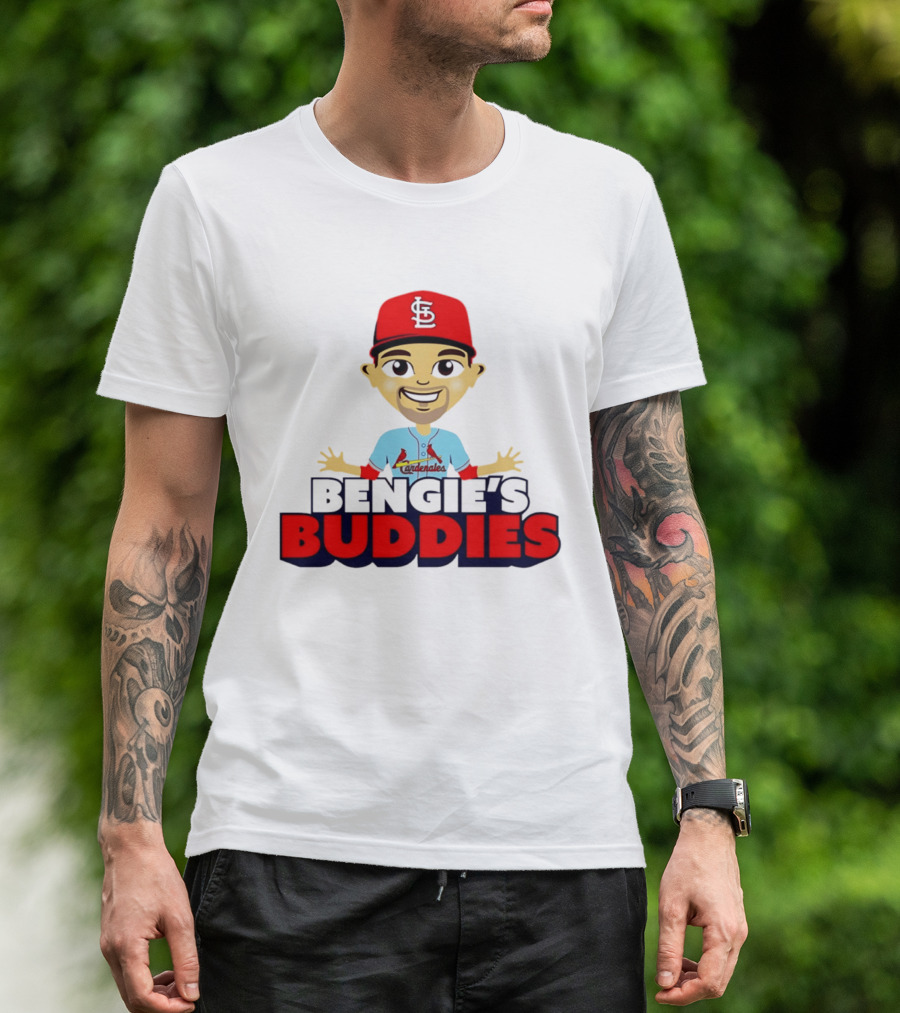 Bengie's Buddies St. Louis Cardinals Cardenales Caricature T-Shirt
