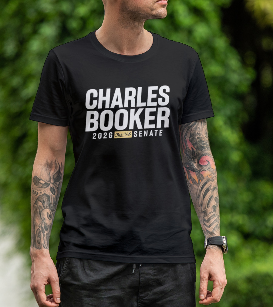 Charles Booker 2026 Bold US Senate Campaign T-Shirt